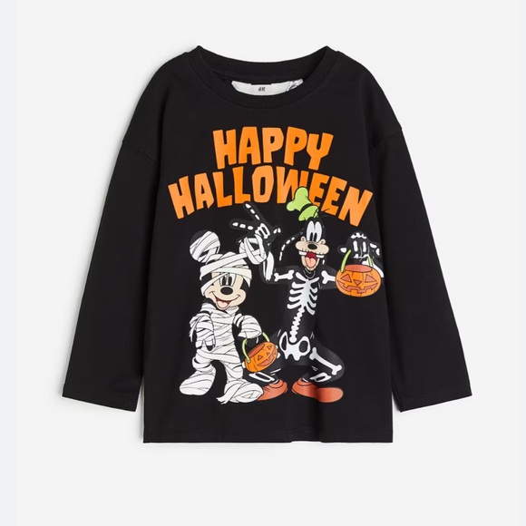 H&M Other - H&M Kids Halloween Disney Mickey Shirt
